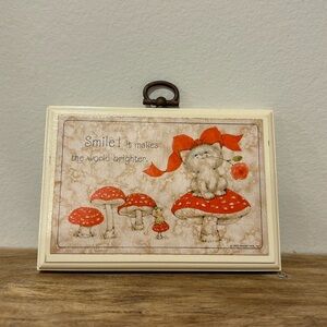 Vintage Hallmark Hanging Plaque